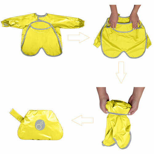 b.box Smock Bib Lemon Sherbet 6-18M