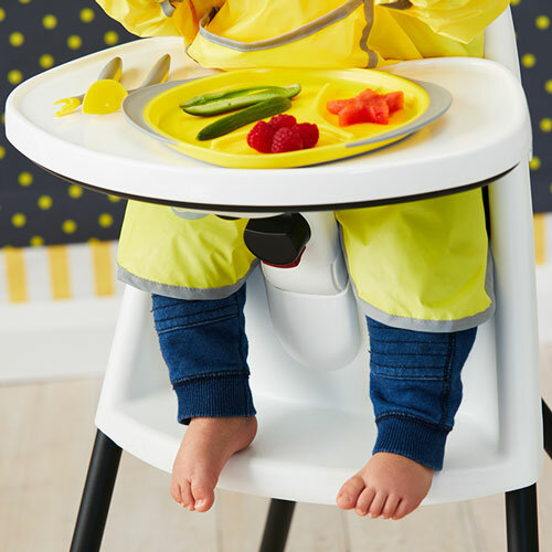 b.box Smock Bib Lemon Sherbet 6-18M