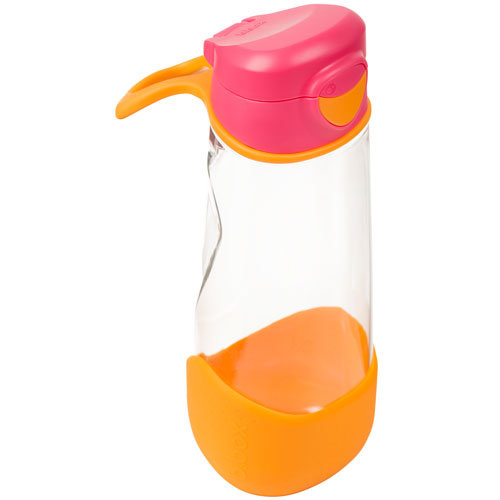 b.box Sport Spout 600ml Bottle Strawberry Shake