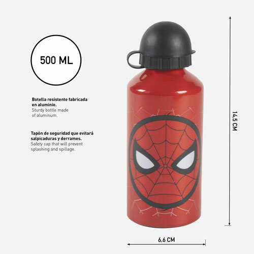 Marvel Spider-Man Rood 3D Rugzakje Met Waterfles