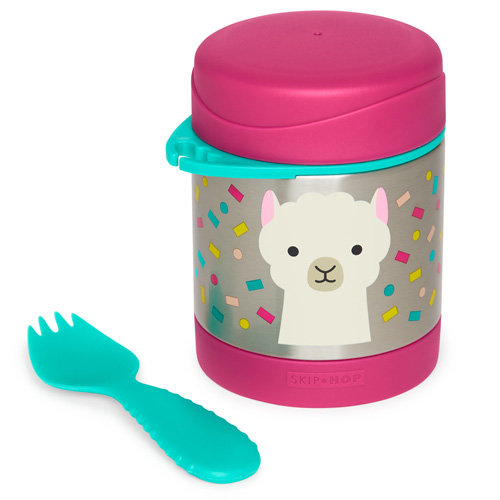 Skip Hop Zoo Insulated Food Jar Lama