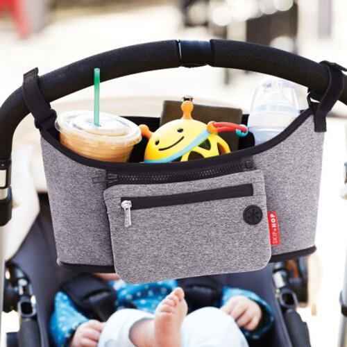 Skip Hop Stroller Organizer Heather Grey