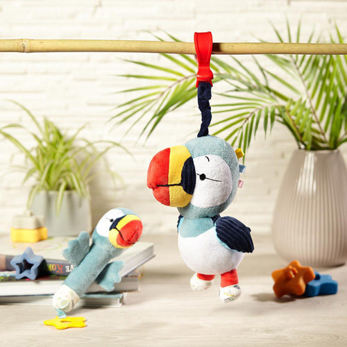 Babyono Kinderwagenspeeltje Toucan Titi