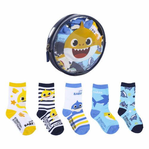 Baby Shark Kindersokken - 5 Paar