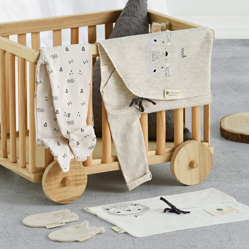 BimbiDreams Baby Newborn 5-Delige Set - Leon Beige