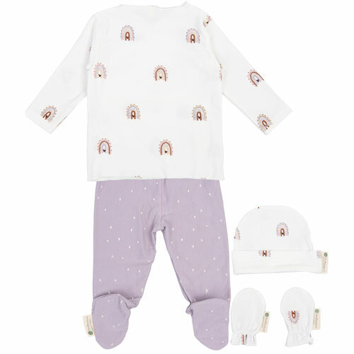 BimbiDreams Baby Newborn 5-Delige Set - Happy Days Wit