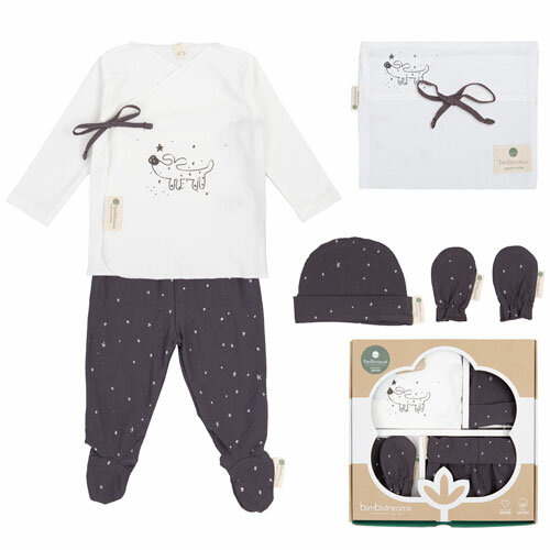 BimbiDreams Baby Newborn 5-Delige Set - Guau Wit