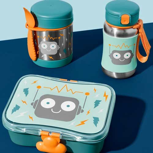 Skip Hop Zoo Little Kid Lunch Kit Robot