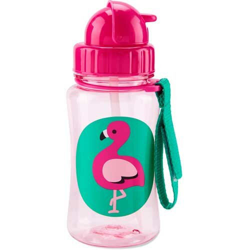 Skip Hop Zoo Drinkfles met Rietje Flamingo