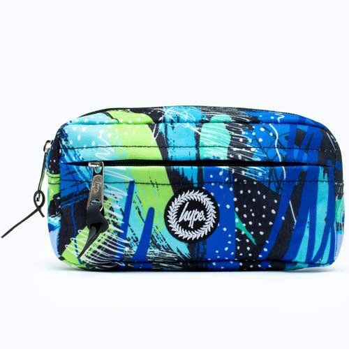 Hype Blue &amp; Green Geo Scribble Etui