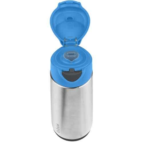 b.box 500ml Insulated Sport Spout Bottle - Blue Slate