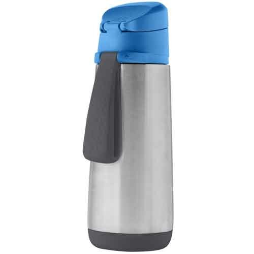 b.box 500ml Insulated Sport Spout Bottle - Blue Slate