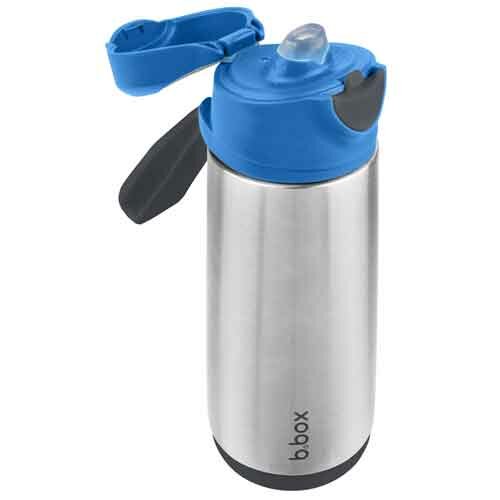 b.box 500ml Insulated Sport Spout Bottle - Blue Slate