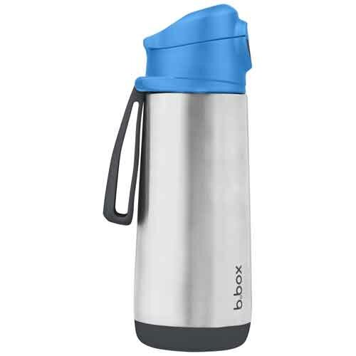 b.box 500ml Insulated Sport Spout Bottle - Blue Slate