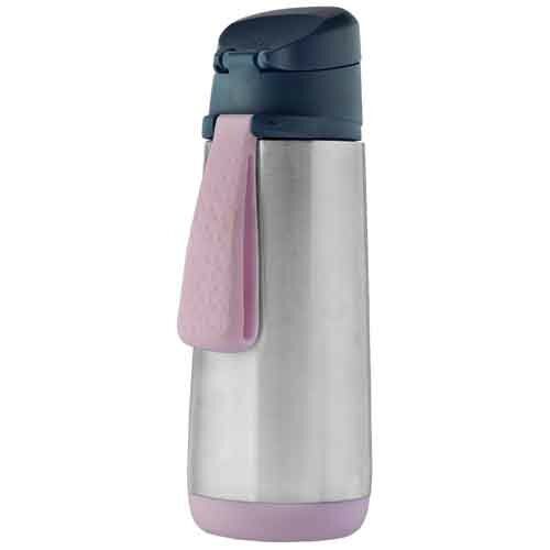 b.box 500ml Insulated Sport Spout Bottle - Indigo Rose