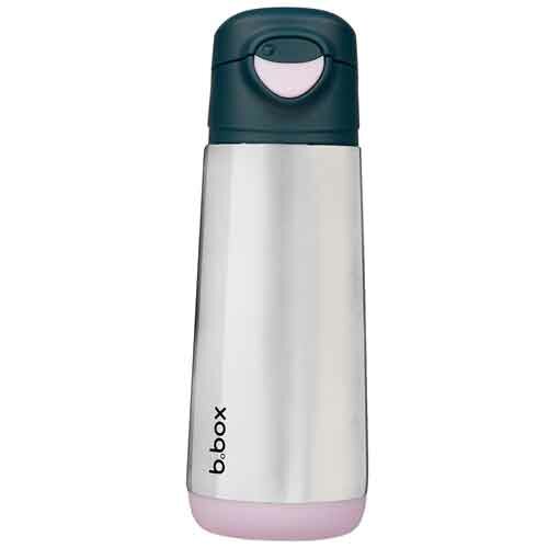 b.box 500ml Insulated Sport Spout Bottle - Indigo Rose