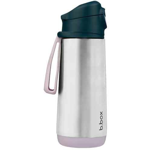 b.box 500ml Insulated Sport Spout Bottle - Indigo Rose