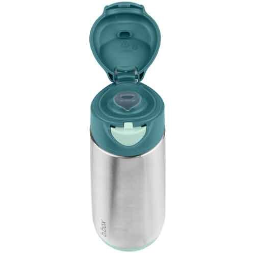 b.box 500ml Insulated Sport Spout Bottle - Emerald Forest