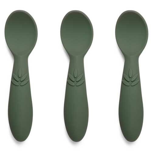 nuuroo Ella Siliconen Lepel Dusty Green - 3-pack