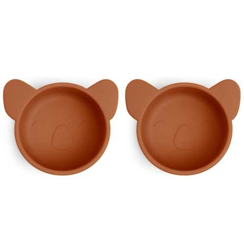 nuuroo Rosa Siliconen Snack Box Small Koala Caramel Caf&eacute; - 2-pack