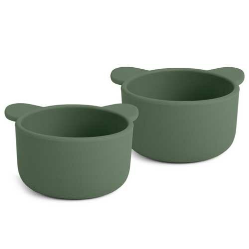 nuuroo Rosa Siliconen Snack Box Small Koala Dusty Green - 2-pack