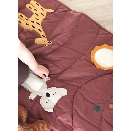 nuuroo Alin Activity Mat Mahogany