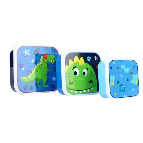 Pr&ecirc;t Everyday Okey Dino  Snackdoosje 3-pack