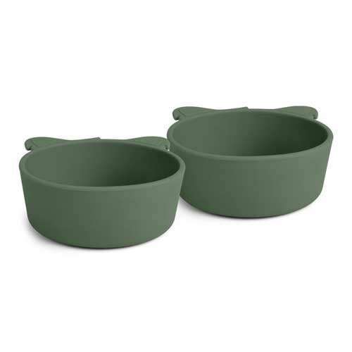 nuuroo Alex Siliconen Kom Koala Dusty Green - 2-pack