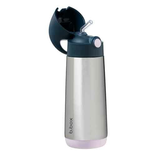 b.box Insulated Drink Bottle 500ml Indigo Rose