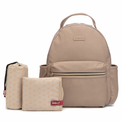 Babymel Lola Vegan Leather Almond Luiertas