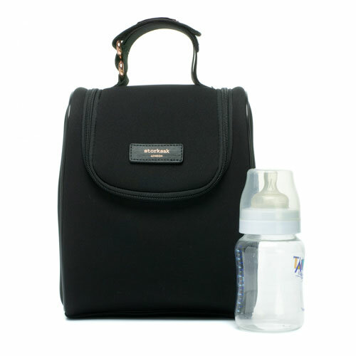 Storksak Stevie Luxe Scuba Black Luiertas