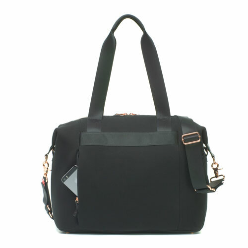 Storksak Stevie Luxe Scuba Black Luiertas