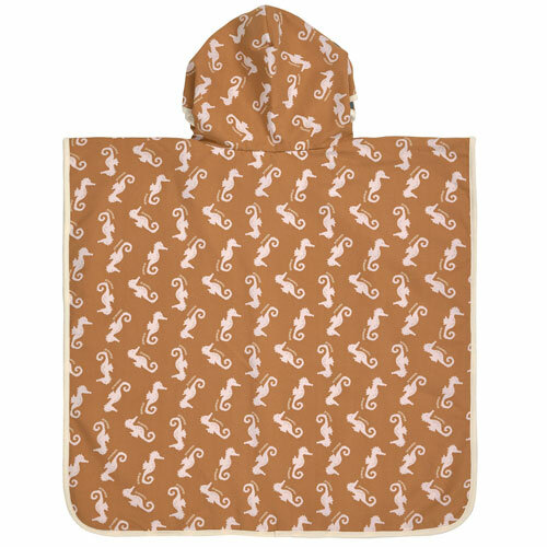 L&auml;ssig UV Strandponcho Seahorse Caramel