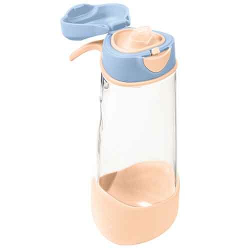 b.box Sport Spout 600ml Bottle Feeling Peachy