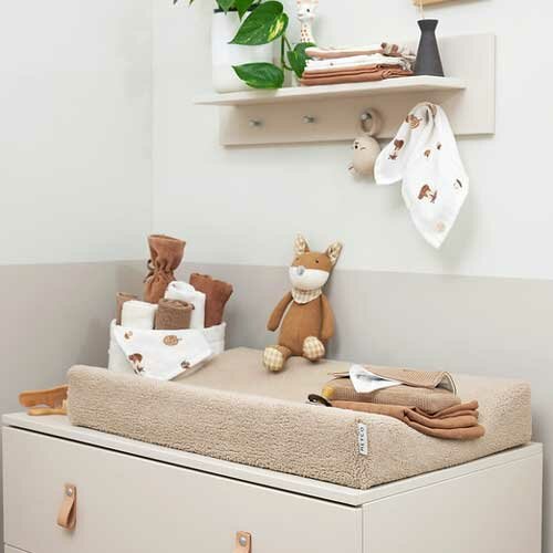 Meyco Washandje 3-Pack Hydrofiel Forest Animals Toffee