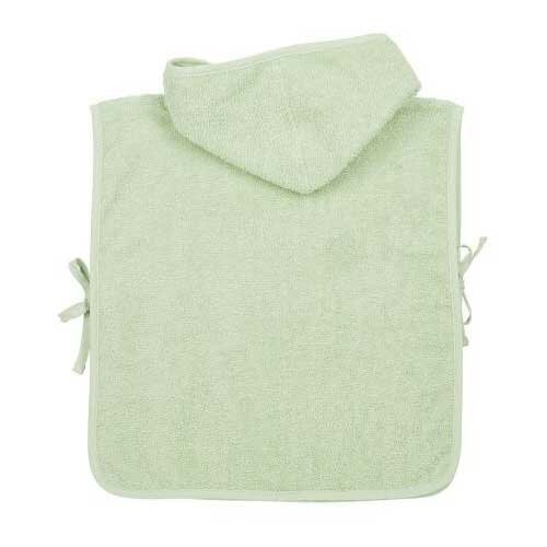 Meyco Badponcho Basic Badstof - Soft Green 1-3 jaar