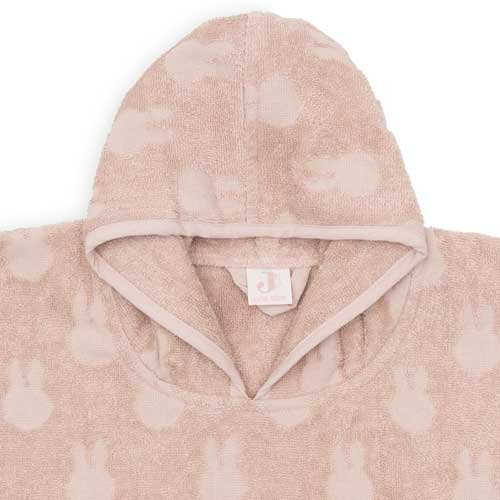 Jollein Badponcho Badstof Miffy Jacquard Wild Rose