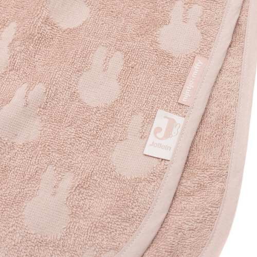 Jollein Badponcho Badstof Miffy Jacquard Wild Rose