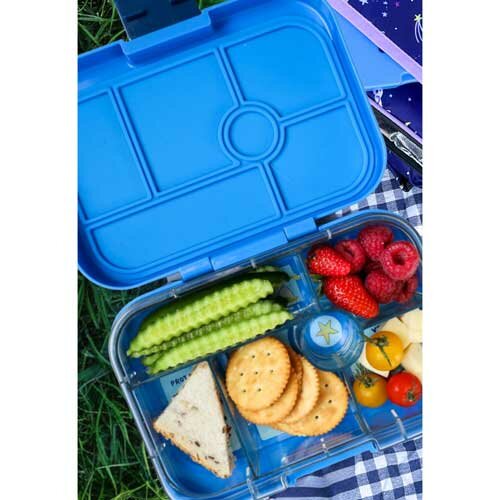 Yumbox Original Bento 6 Vakken Funny Monsters Surf Blue