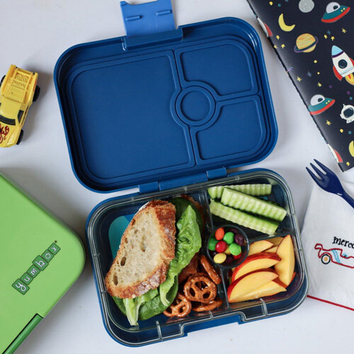 Yumbox Panino Bento 4 Vakken Shark Monte Carlo Blue