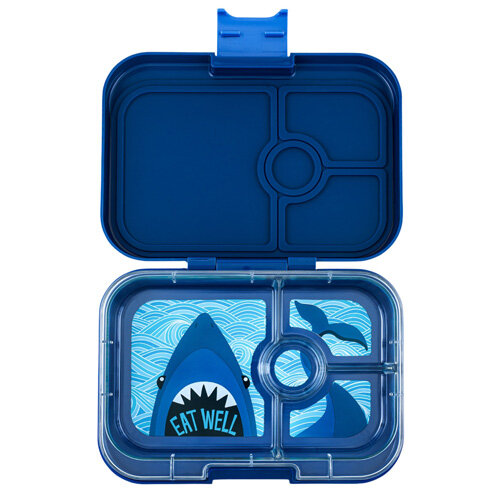 Yumbox Panino Bento 4 Vakken Shark Monte Carlo Blue