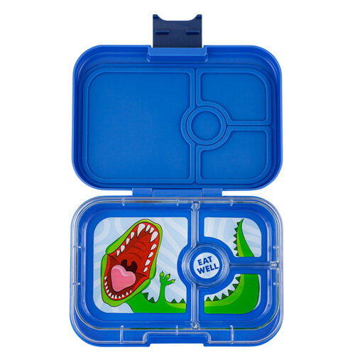 Yumbox Panino Bento 4 Vakken Dinosaur Surf Blue