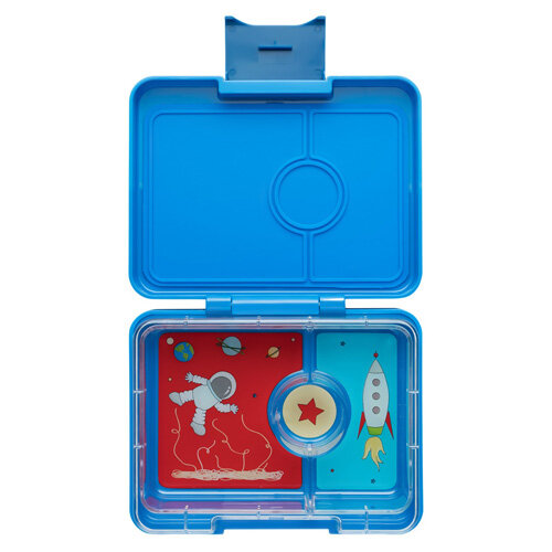 Yumbox Snacks 3 Vakken Rocket  Surf Blue