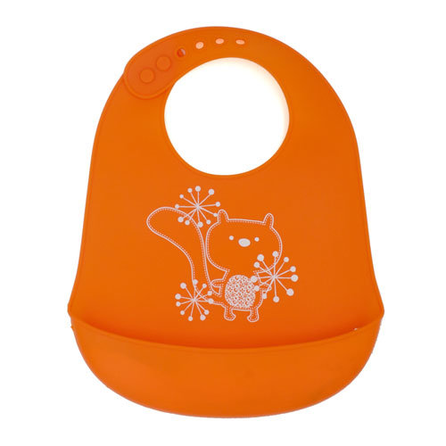 Silicone Slabber Oranje met Eekhoorn