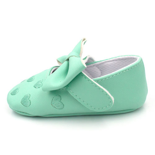 Baby Ballerina&#039;s Aqua Met Hartjes