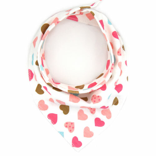 Pink n Pretty Bandana Slabbetjes - Set van 3