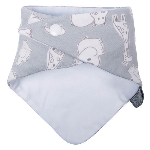 Cheeky Chompers Grey &amp; Mint Neckerbibs - Set van 2