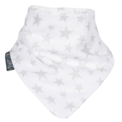 Cheeky Chompers Stars &amp; Zebras Muslin Neckerbibs - Set van 2