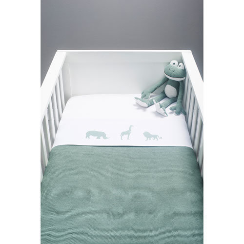 Jollein Deken 100x150cm Basic knit forest green