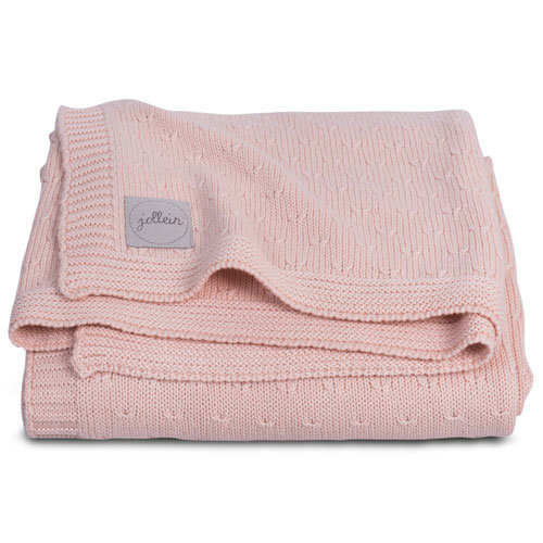 Jollein Deken 75x100cm Soft knit creamy peach